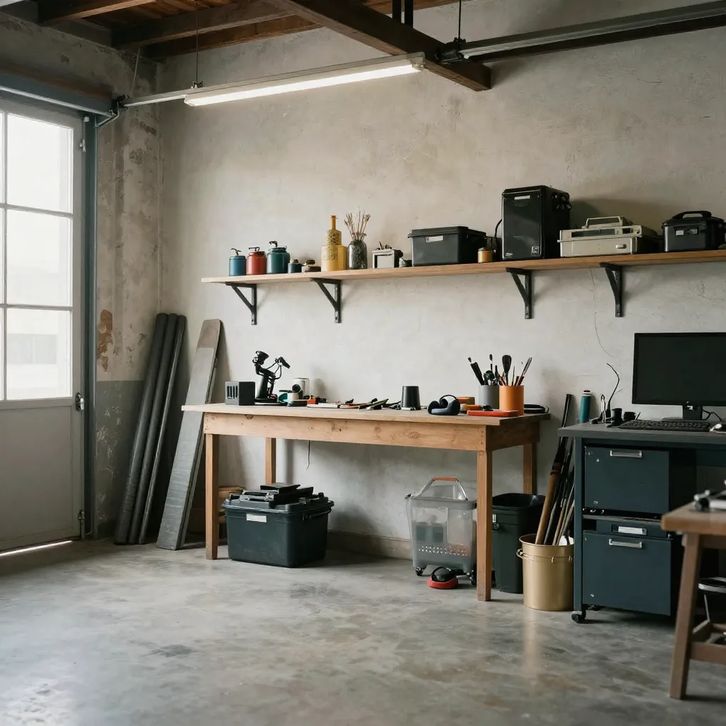 Automotive workshop setup